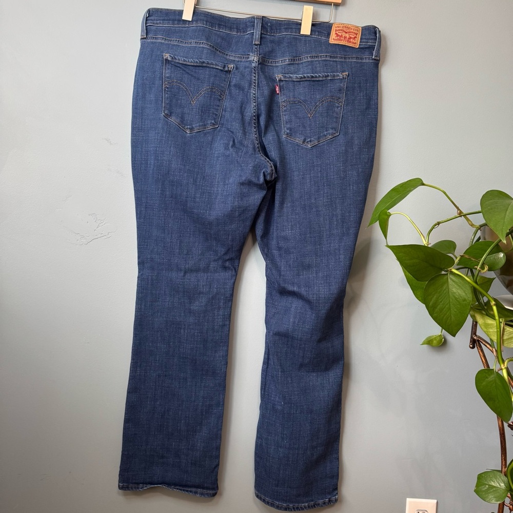 Levi Strauss Classic Bootcut Jeans. Stretch. Women’s 20W (actual 40X32) - Picture 6 of 13